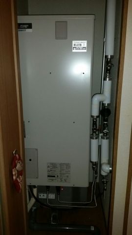 エコキュート交換工事　北海道札幌市厚別区