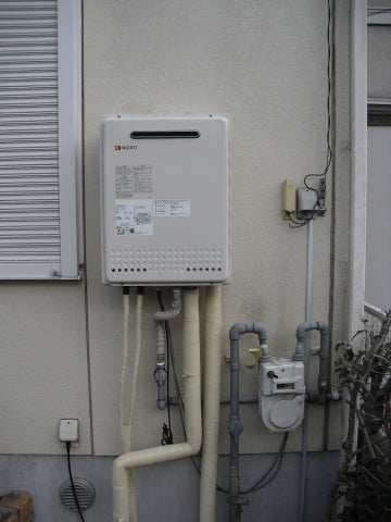 給湯器交換工事/ガス配管交換え　群馬県桐生市　GT-2450SAWX-2BL
