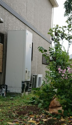 エコキュート交換工事　山形県鶴岡市 - Before