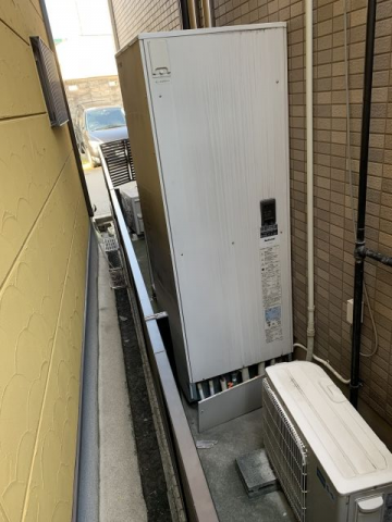 エコキュート交換工事　大阪府大阪市鶴見区 - Before