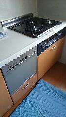 ガスコンロ・食洗機交換工事　千葉県千葉市美浜区　RKW-403A-SV