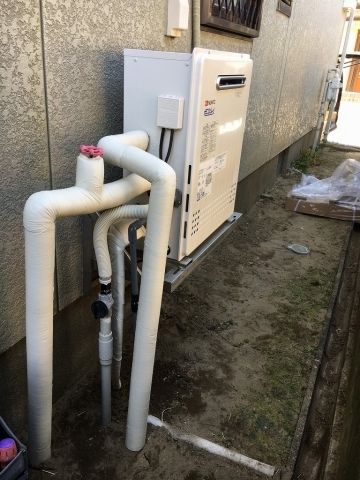 ガス給湯器交換工事　千葉県茂原市 - Before