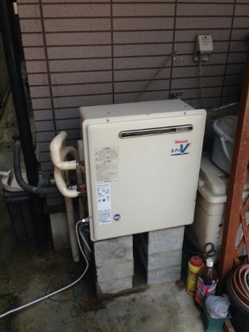 給湯器・ガス配管交換工事　大阪府貝塚市　RFS-A1610SA - After