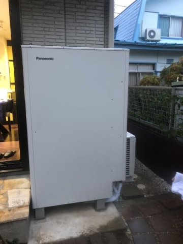 エコキュート 交換工事　埼玉県所沢市 - After