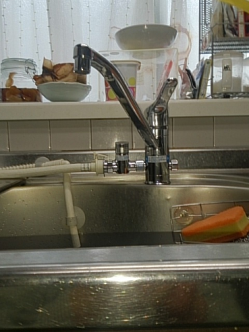 水栓交換工事　山梨県南アルプス市　SF-HB420SYXBV