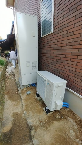 エコキュート交換工事　広島県尾道市　EQN46UFV-set