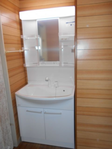洗面化粧台交換工事　福岡県遠賀郡芦屋町　GQM75KSCW-set1