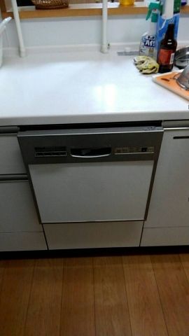 ビルトイン食洗機交換工事　静岡県焼津市　RKW-404A-SV - Before