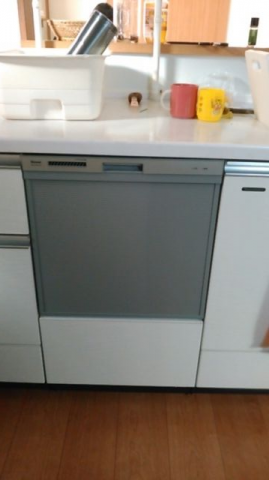 ビルトイン食洗機交換工事　静岡県焼津市　RKW-404A-SV