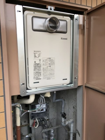 ガス給湯器交換工事　大阪府和泉市　RUX-A1616T-E-13A