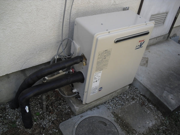 給湯器・ガス配管交換工事　埼玉県比企郡小川町　RFS-A2400SA-set