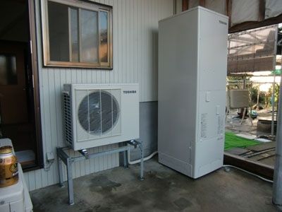 エコキュート交換工事　新潟県新潟市江南区　HWH-B466HA-base