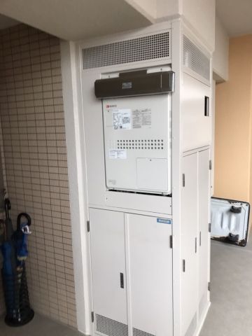 ガス給湯器　ビルトインガスコンロ交換工事　東京都墨田区　GTH-2444SAWX3H-1-BL-13A