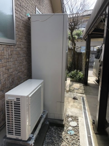 エコキュート交換工事　富山県富山市　EQ46UFV-set - After
