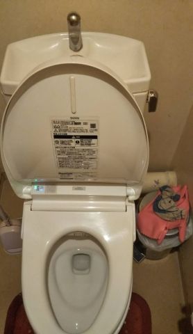 トイレ交換工事　大阪府東大阪市　BC-ZA10P-DT-ZA180EP-BW1 - Before