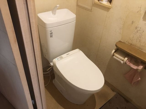 トイレ交換工事　大阪府東大阪市　BC-ZA10P-DT-ZA180EP-BW1