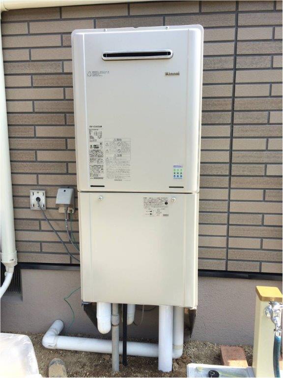 給湯器交換工事　岡山県岡山市中区　RUF-E2405SAW-13A-set