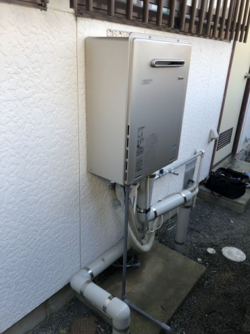ガス給湯器交換工事　福島県いわき市　RUF-E2405SAW-A-set-LPG - After