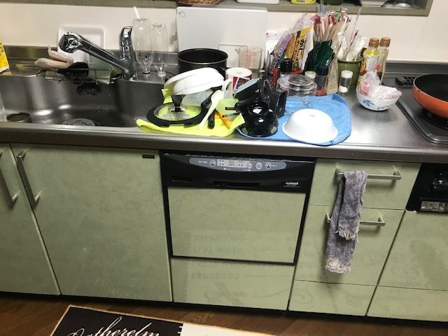 ビルトイン食洗機交換工事　愛知県知多郡美浜町　RSW-C402C-SV - Before
