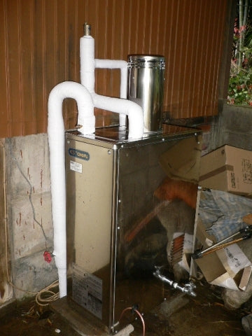 石油給湯器交換工事　茨城県坂東市　IB-4552SGH-set