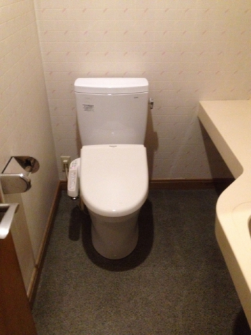 トイレ交換工事　東京都杉並区　CS230BM-SH230BA-W