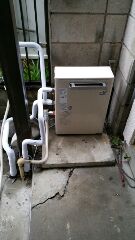 給湯器交換工事　東京都江戸川区　RUX-V2408G-set