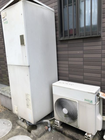 エコキュート交換工事　徳島県板野郡藍住町　SRT-N464-set - Before