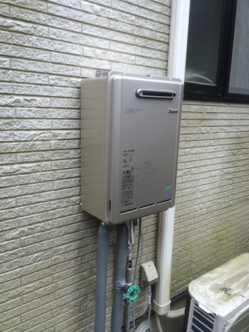 給湯器交換工事　岐阜県美濃市　RUX-E2400W-set - After