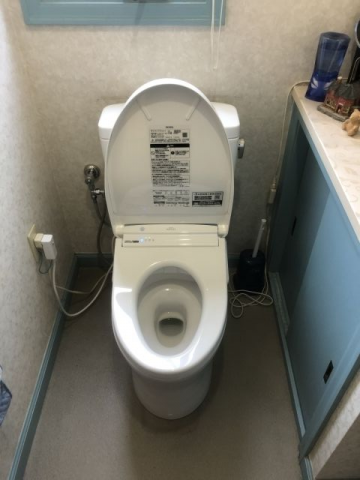 トイレ交換工事　福岡県福岡市東区　TCF4723AKR-NW1 - After
