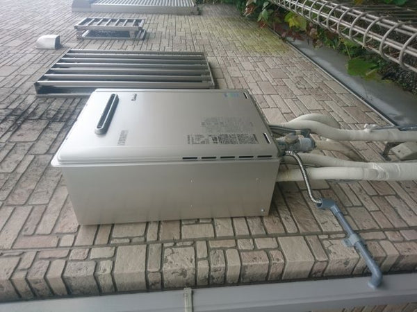 ガス給湯器 ビルトインガスコンロ交換工事　埼玉県春日部市　RUF-E2405AW-A-13A-koujiset
