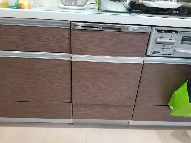 ビルトイン食洗機交換工事　福岡県福岡市西区　NP-45MD8W-koujiset - Before