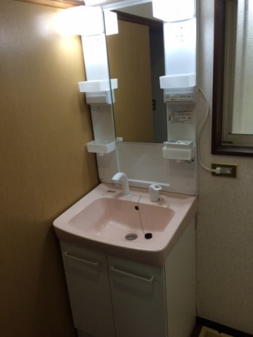洗面化粧台交換工事　埼玉県久喜市　PTVN605S-MPTX1601YF