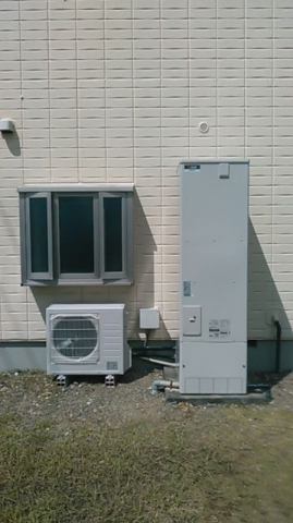 エコキュート交換工事　静岡県静岡市葵区　SRT-C464-set