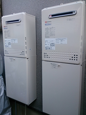 給湯器交換工事　2台 (筒井）　神奈川県横浜市保土ケ谷区　GT-C2452AWX-2-set13A