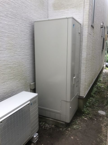 エコキュート交換工事　神奈川県逗子市　EQN37UFV-set - After