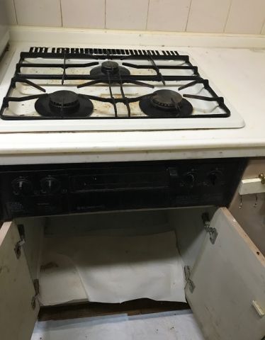 ビルトインガスコンロ交換工事　千葉県船橋市　RHS31W23L7RSTW-13A - Before