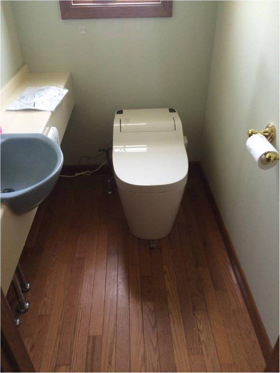 トイレ交換工事【2名作業】　岡山県岡山市北区　XCH1101WS-sale