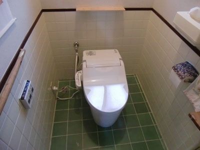 トイレ交換工事　新潟県胎内市　XCH3013WS