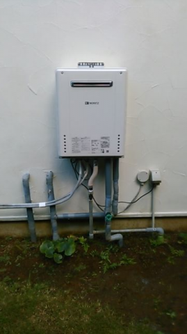 ガス給湯器 ビルトインガスコンロ トイレ交換工事　静岡県熱海市　YBC-CH10S-DT-CH184A-BW1