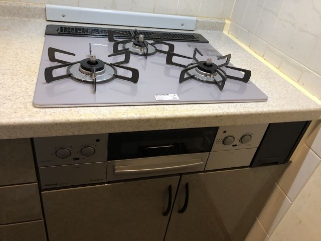 レンジフード ビルトインガスコンロ交換工事　東京都文京区　RHS31W23L7RSTW-13A - After
