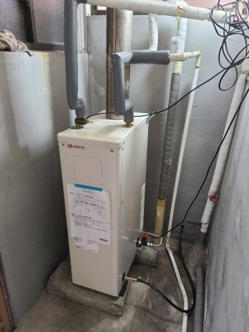 石油給湯器交換工事　滋賀県米原市　OX-407FV