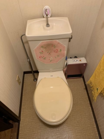 トイレ交換工事　福岡県福岡市中央区　CES9155PX-NW1 - Before