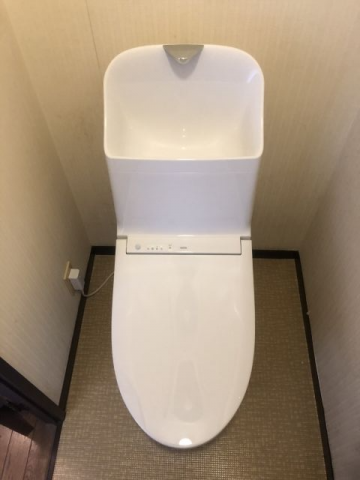 トイレ交換工事　福岡県福岡市中央区　CES9155PX-NW1
