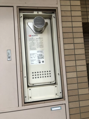 ガス給湯器 ビルトインガスコンロ交換工事　東京都新宿区　GT-1653SAWX-T-4-BL-set-13A