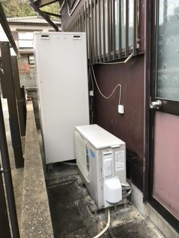 エコキュート交換工事　長崎県佐世保市　SRT-S375U-set - Before