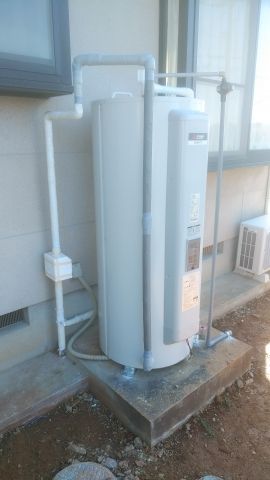 電気温水器交換工事　長崎県大村市　SRG-375G-base - After