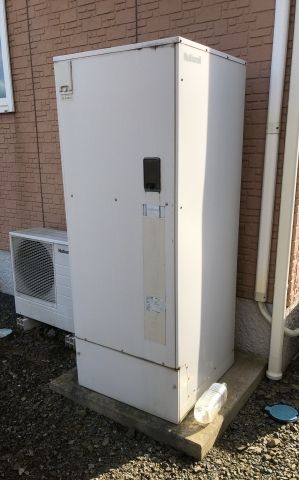 エコキュート交換工事　茨城県那珂市　EQN37VFV-set - Before