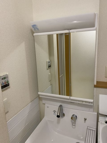 洗面化粧台交換工事　東京都江戸川区　AR3FH-605SY-set-VP1H