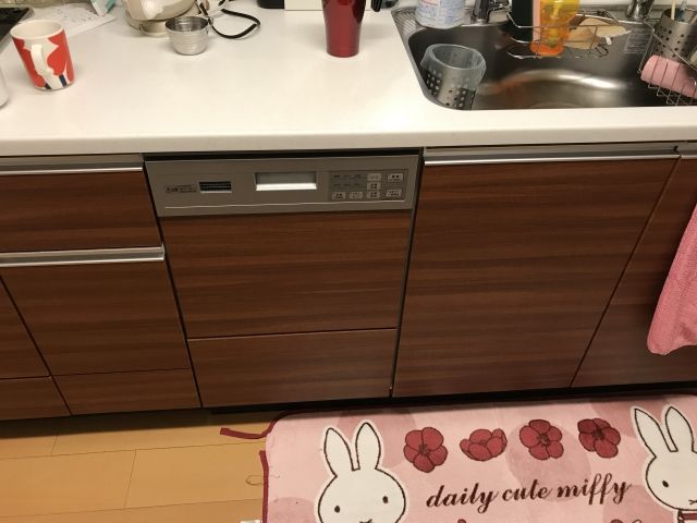 ビルトイン食洗機交換工事　大阪府大阪市西区　EW-45L1SM - Before
