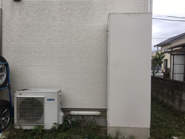 エコキュート交換工事　栃木県大田原市　EQN37VFV-set - Before